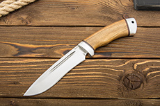 Нож Кондор-2 (95Х18, Орех, Алюминий)