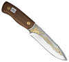 Нож Спасатель-2 (40Х10С2М (ЭИ-107), Накладки текстолит, Золочение рисунка на клинке)